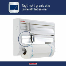 Carica l&#39;immagine nel visualizzatore di Gallery, Porta rotoli da parete, Per Alluminio Pellicola e Carta assorbente Tagli precisi