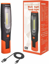 Carica l'immagine nel visualizzatore di Gallery, Lampada LED portatile da lavoro ricaricabile, Torcia magnetica magnetica da 4 W