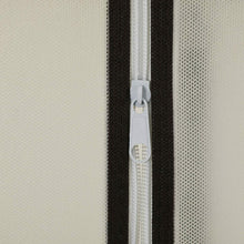Carica l'immagine nel visualizzatore di Gallery, Armadio Guardaroba Appendiabiti In Acciaio e Tessuto 175 x 150 x 45cm, Beige