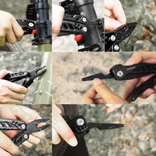Carica l'immagine nel visualizzatore di Gallery, HONZIN Coltello Multiuso，Utensile Acciaio 10in1 Inossidabile，Adatto per Campeggi