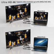 Carica l'immagine nel visualizzatore di Gallery, ICZI Adattatore USB C HDMI 4K, 3 in 1 Hub Type-C 2.0, 3.0 3 1