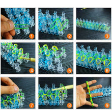 Carica l'immagine nel visualizzatore di Gallery, Queta 6800 DIY Elastici Loom Nastri Box Contenitore Braccialetto Collana...