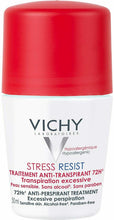 Carica l'immagine nel visualizzatore di Gallery, Deodorante anti traspirante per eccessiva sudorazione Vichy stress resist, 50 ml