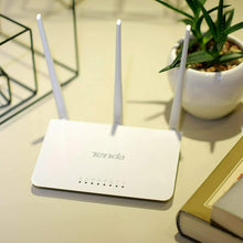 Carica l'immagine nel visualizzatore di Gallery, Router Wireless IEEE 802.11 n / g / b Velocità 300 mbps, 3 antenne 5 db Tenda F3