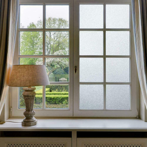 Ezigoo Pellicola Finestre Non-Adesiva - per Vetri Satinata...