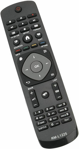 Telecomando sostitutivo compatibile per Philips UHD LED Smart TV 43PUH4900, Nero