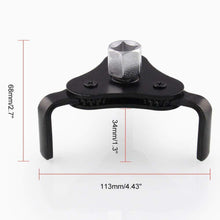 Carica l'immagine nel visualizzatore di Gallery, Chiave Per Filtro Olio 53 Mm – 108 Diametro Removibile Universal...
