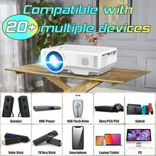 Carica l&#39;immagine nel visualizzatore di Gallery, Proiettore, Mini Proiettore Wifi, Portatile Wireless 5500 Lumen...