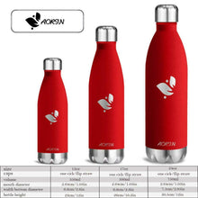 Carica l'immagine nel visualizzatore di Gallery, Aorin Doppia bottiglia per vuoto in acciaio inossidabile, 750ml, Rosso uva