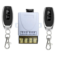 Carica l&#39;immagine nel visualizzatore di Gallery, YETOR interruttore con telecomando, RF 110V-240V/328ft, White