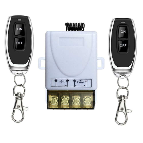 YETOR interruttore con telecomando, RF 110V-240V/328ft, White