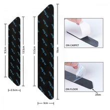 Carica l'immagine nel visualizzatore di Gallery, Vicloon Tappeto Gripper, 16 PCS Adesivo Antiscivolo Sottotappeto per Nero
