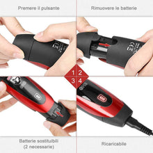 Carica l&#39;immagine nel visualizzatore di Gallery, GHB Tagliacapelli Elettrico Rasoio Set Clipper Capelli, Regolabarba Trimmer...