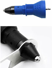 Carica l&#39;immagine nel visualizzatore di Gallery, Kit adattatore rivetto per trapano elettrico, con dado, Blu