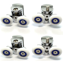 Carica l'immagine nel visualizzatore di Gallery, YuanQian - Rotelle per doccia con doppia porta scorrevole, 23 mm, 4 pezzi (2...
