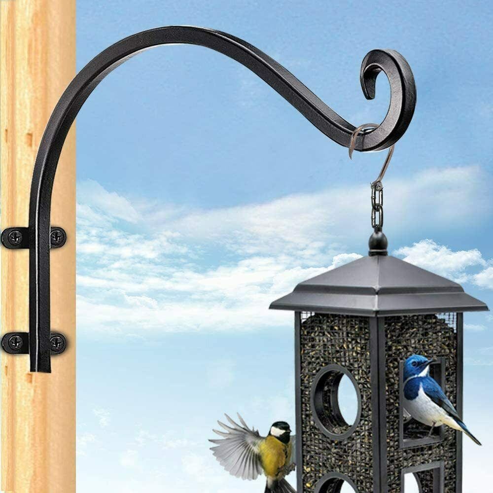 Coolty Ganci Da Parete Per Piante - Set Di 2 Staffe In Ferro Per Appendere Vasi, Lanterne E Decorazioni Da Giardino - Foto 3