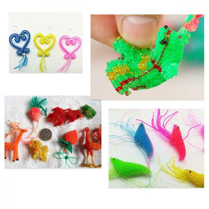 Kit 200 Fili Per Scooby Doo In Plastica – 20 Colori Con Portachiavi E Ganci A Scatto, Per Braccialetti Fai Da Te