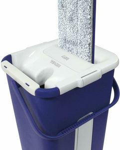 Autoclean Mop Set di Mocio + Secchio a 2 Camere Autopulente, in Microfibra