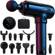 Carica l'immagine nel visualizzatore di Gallery, Pistola per Massaggio Muscolare konjac, 30 Velocità Massage Gun Super Nero