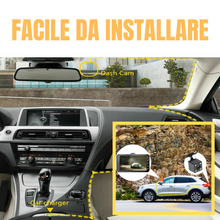 Carica l'immagine nel visualizzatore di Gallery, TELECAMERA AUTO FULL HD 1080P 4.0 DVR CAR DASH CAM CON VIDEO CAMERA RETROMARCIA
