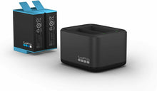 Carica l&#39;immagine nel visualizzatore di Gallery, Caricabatterie doppio per GoPro HERO 9 BLACK + Batteria da 1720mAh inclusa