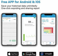 Carica l&#39;immagine nel visualizzatore di Gallery, Wellue Armfit Plus Monitor della Pressione Sanguigna Bluetooth con ECG,...