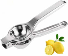 Carica l'immagine nel visualizzatore di Gallery, Spremi limone a pressione manuale in acciaio INOX, Filtro per semi a fori larghi