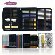 Carica l&#39;immagine nel visualizzatore di Gallery, Professionale Matite Colorate Kit per Schizzo e Disegno Artistico,70 Colori...