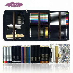 Professionale Matite Colorate Kit per Schizzo e Disegno Artistico,70 Colori...