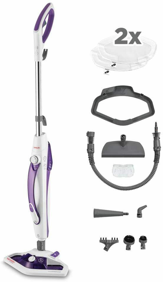 Scopa a Vapore Polti Vaporetto SV440_Double con Pulitore Portatile + accessori