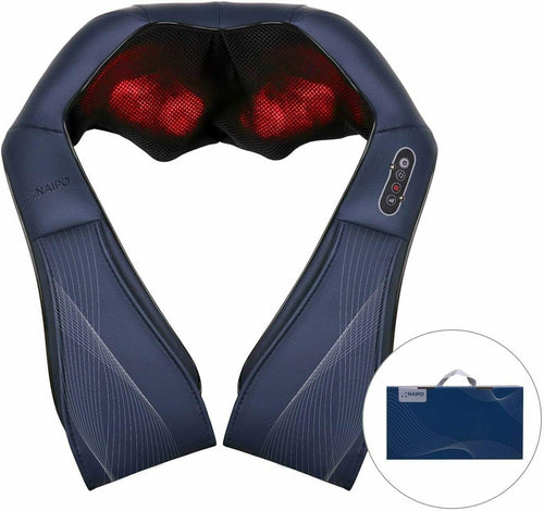 Naipo Collo Massaggiatore per Cervicale Schiena Spalle Muscoli Elettrico...