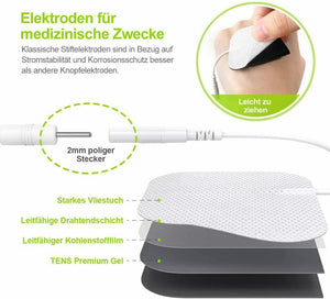 AUVON Elettrostimolatore Muscolare, TENS EMS a A-10pcs