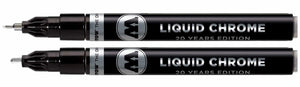 Molotow MO703112 Liquid - Set di 2 pennarelli cromati (1 x 1 mm e 1 x 2 mm)