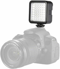 Carica l'immagine nel visualizzatore di Gallery, Luce fotografica 49 LED per fotocamera DSLR, Illuminazione dimmerabile batterie