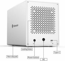Carica l'immagine nel visualizzatore di Gallery, Yottamaster [80TB &amp; UASP] Alluminio Tipo C 5 Baia Custodia per 5 Bay, C