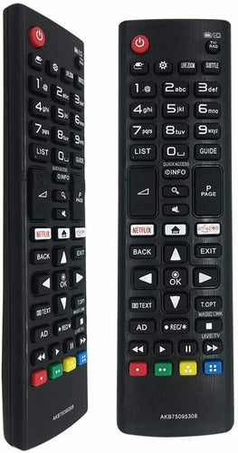 Telecomando sostitutivo compatibile per TV LG AKB75095308, Ultra Smart, Ricambio