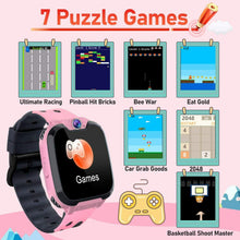Carica l&#39;immagine nel visualizzatore di Gallery, Smartwatch Telefono per Bambini con Lettore Musicale 1GB SD Card...