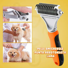 Carica l'immagine nel visualizzatore di Gallery, Pettine per animali domestici, Spazzola per cani e gatti, Lame in acciaio inox