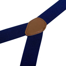 Carica l&#39;immagine nel visualizzatore di Gallery, HBF Bretelle Uomo Eleganti con Papillon Nero 6 Clip Righe Vintage 5
