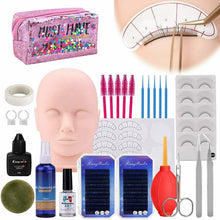 Carica l'immagine nel visualizzatore di Gallery, MYSWEETY Lash Extension Kit Ciglia, Mannequin Professionale Head Training...
