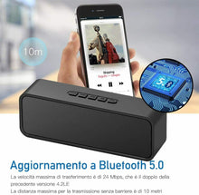 Carica l'immagine nel visualizzatore di Gallery, Altoparlante Bluetooth 5.0 con TWS Bassi Stereo 3D, Batteria Integrata 1500 mAh