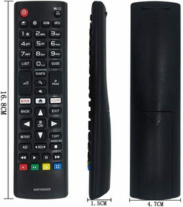Telecomando sostitutivo compatibile per TV LG AKB75095308, Ultra Smart, Ricambio