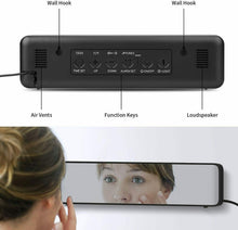 Carica l'immagine nel visualizzatore di Gallery, Sveglia da comodino con ampio display LED, Data temperatura, 40 suonerie, USB