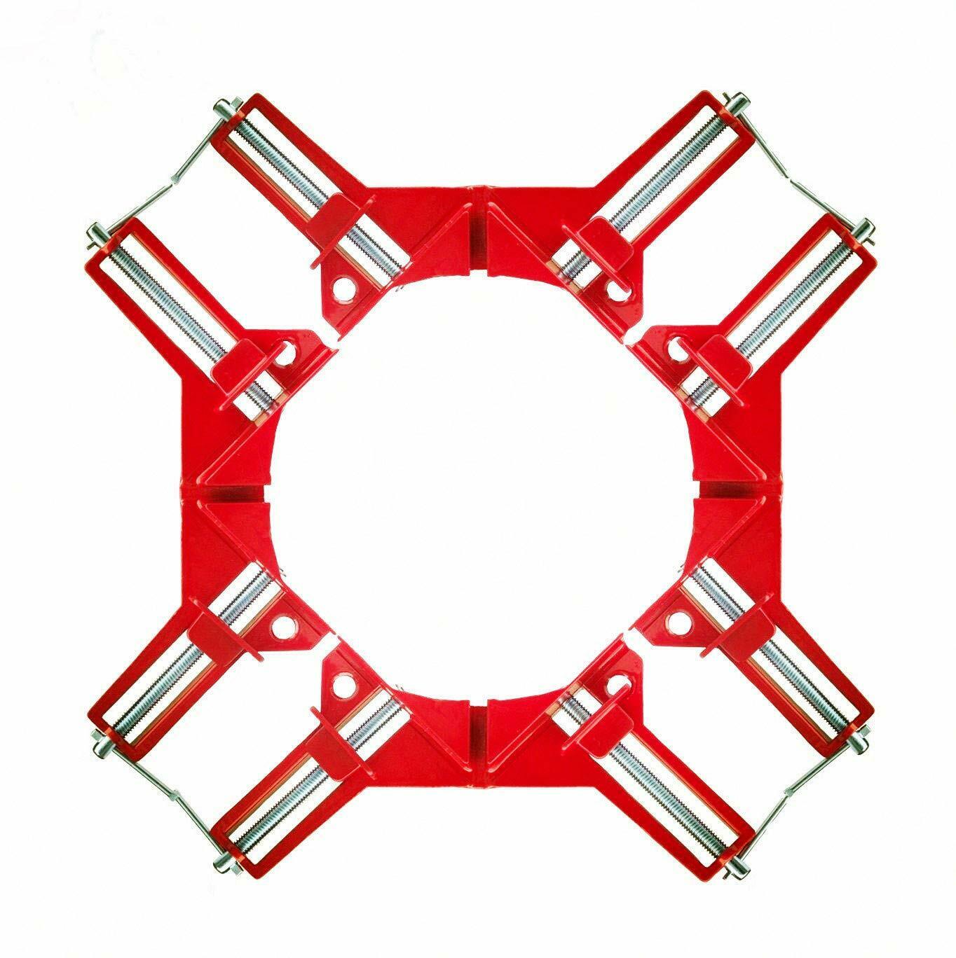 Set 4 Morsetti Angolo 90° Legno - Regolabili Fai Da Te, Per Cornici, Mobilia, Lavorazioni - Foto 2