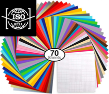 Carica l&#39;immagine nel visualizzatore di Gallery, Fogli in Vinile, Ohuhu 70 Adesivi Permanenti Set di Vinile con...