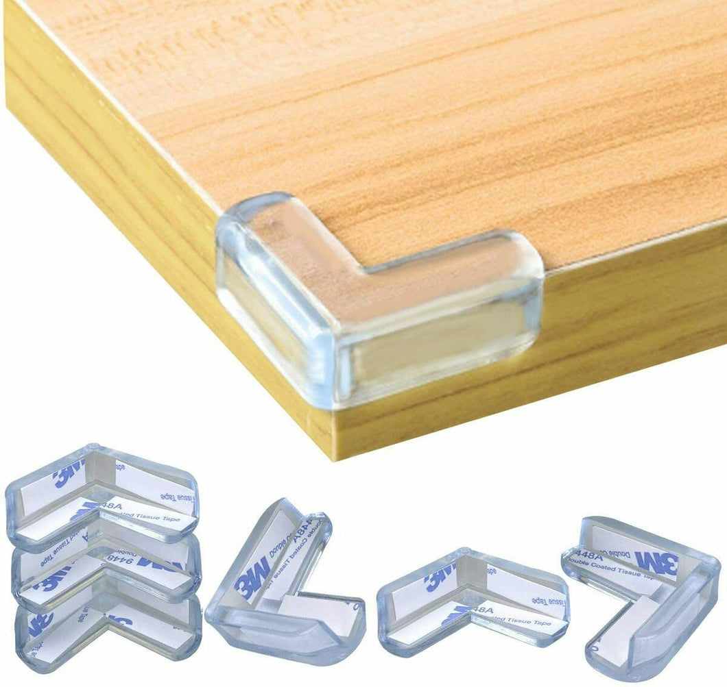 Set 16 Paraspigoli Per Bambini - Gomma Trasparente, Adesivi Forti, Per Mobili E Tavoli