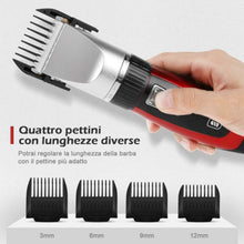 Carica l&#39;immagine nel visualizzatore di Gallery, GHB Tagliacapelli Elettrico Rasoio Set Clipper Capelli, Regolabarba Trimmer...