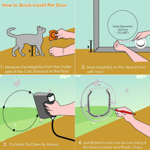 Carica l'immagine nel visualizzatore di Gallery, GLOGLOW Porta a Battente per Finestra con a Animali...