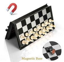 Carica l'immagine nel visualizzatore di Gallery, Gibot 3 in 1 Set di Scacchiera, 32CM x Scacchiera Magnetica con nero