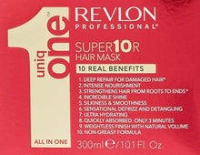 Carica l'immagine nel visualizzatore di Gallery, Maschera per capelli cura capillare Revlon Uniq One Super10R, 300 ml barattolo